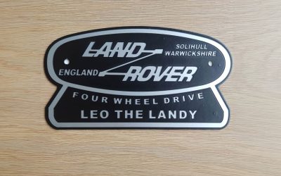 Landrover-badge-handmade-personalised